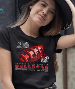 Bulldogs University Of Georgia Vs Ohio State Atlanta Dec 31st 2022 Chick Fill A Peach Bowl Shirt