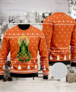 Burger King Grinch Snow Ugly Christmas Sweater