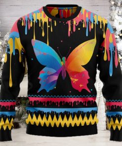 Butterfly Colorful Beauty Christmas Ugly Christmas Sweater