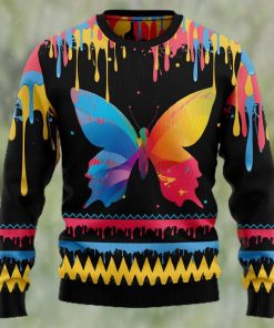 Butterfly Colorful Beauty Christmas Ugly Christmas Sweater