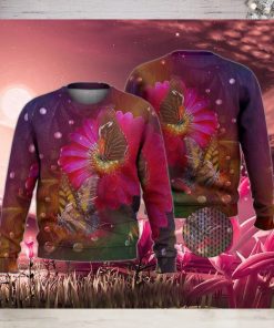 Butterfly Lily Ugly Christmas Sweater