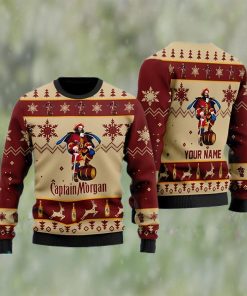 Captain Morgan Personalized Christmas Ugly Sweater