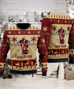 Captain Morgan Personalized Christmas Ugly Sweater