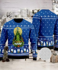 Caribou Coffee Grinch Snow Ugly Christmas Sweater