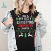 Carpenter Ugly Christmas Sweater Pattern Design Shirt