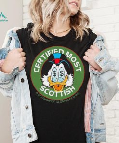 Certified Most Scottish A Division Of Glomsgold Inc Disney Donald Ducktales Shirt
