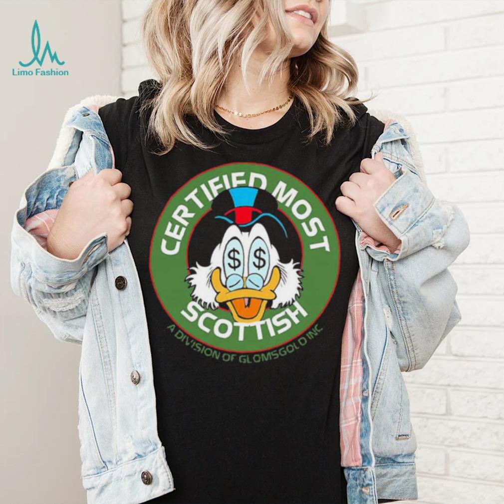 Certified Most Scottish A Division Of Glomsgold Inc Disney Donald Ducktales Shirt Certified Most Scottish A Division Of Glomsgold Inc Disney Donald Ducktales Shirt