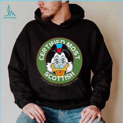Certified Most Scottish A Division Of Glomsgold Inc Disney Donald Ducktales Shirt