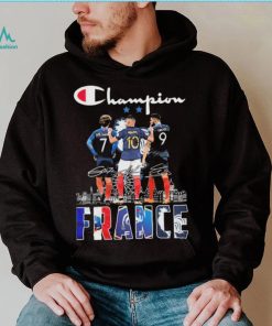 Champion Griezmann Mbappe And Giroud France Signatures Shirt