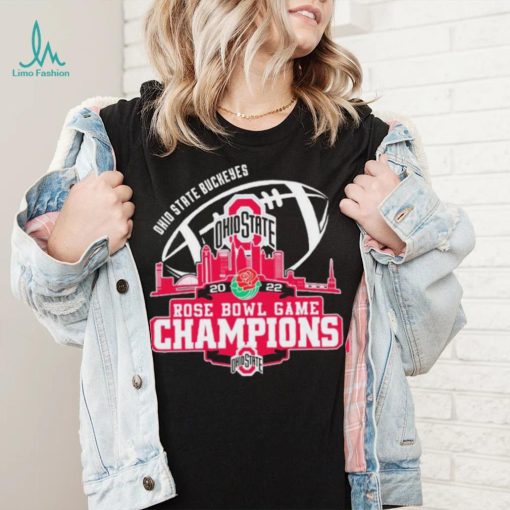 Champion Ohio State Buckeyes Logo Rose Bowl Game City 2022 Shirt