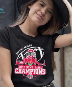 Champion Ohio State Buckeyes Logo Rose Bowl Game City 2022 Shirt