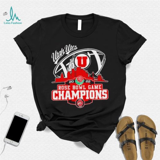 Champion Utah Utes Logo Rose Bowl Game City 2022 Shirt