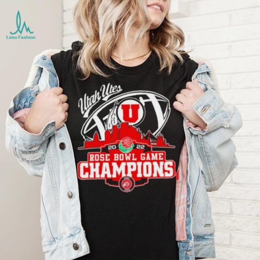 Champion Utah Utes Logo Rose Bowl Game City 2022 Shirt