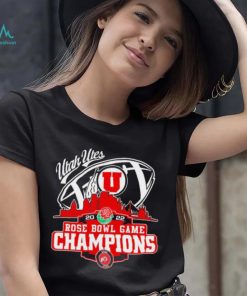 Champion Utah Utes Logo Rose Bowl Game City 2022 Shirt