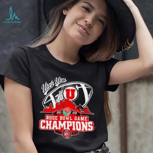 Champion Utah Utes Logo Rose Bowl Game City 2022 Shirt