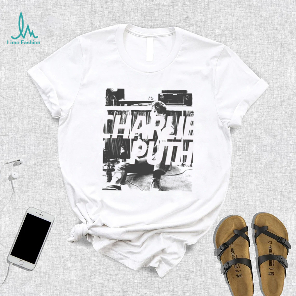 Charlie Puth Record Collection Slim Fit Charlie Puth Style Shirt