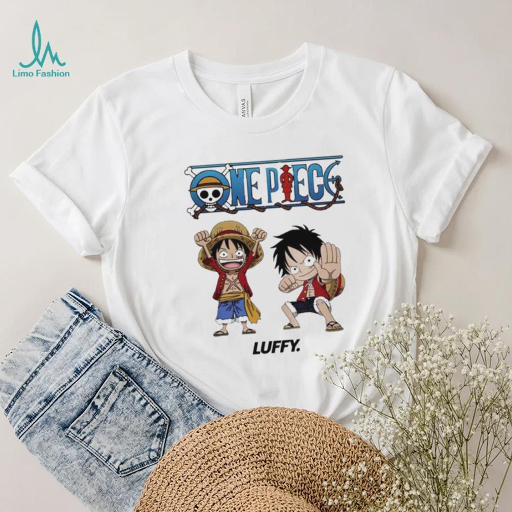 Chibi Luffy One Piece Anime Straw Hat Boy Shirt - Limotees