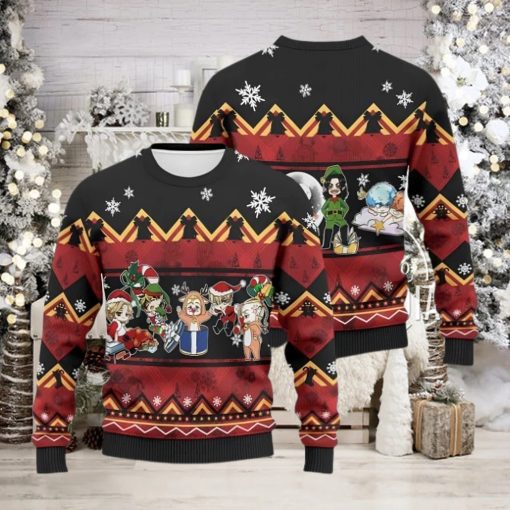 Chibi Revengers Christmas Wool Knitted 3D Sweater