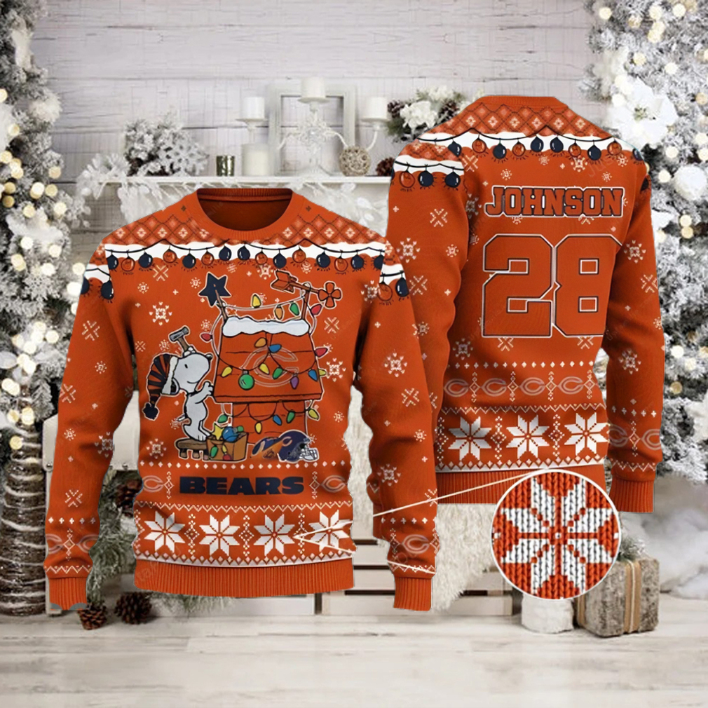 NFL Chicago Bears Football Snoopy Style New Ugly Christmas Sweater For Men  And Women Gift Fans - Limotees