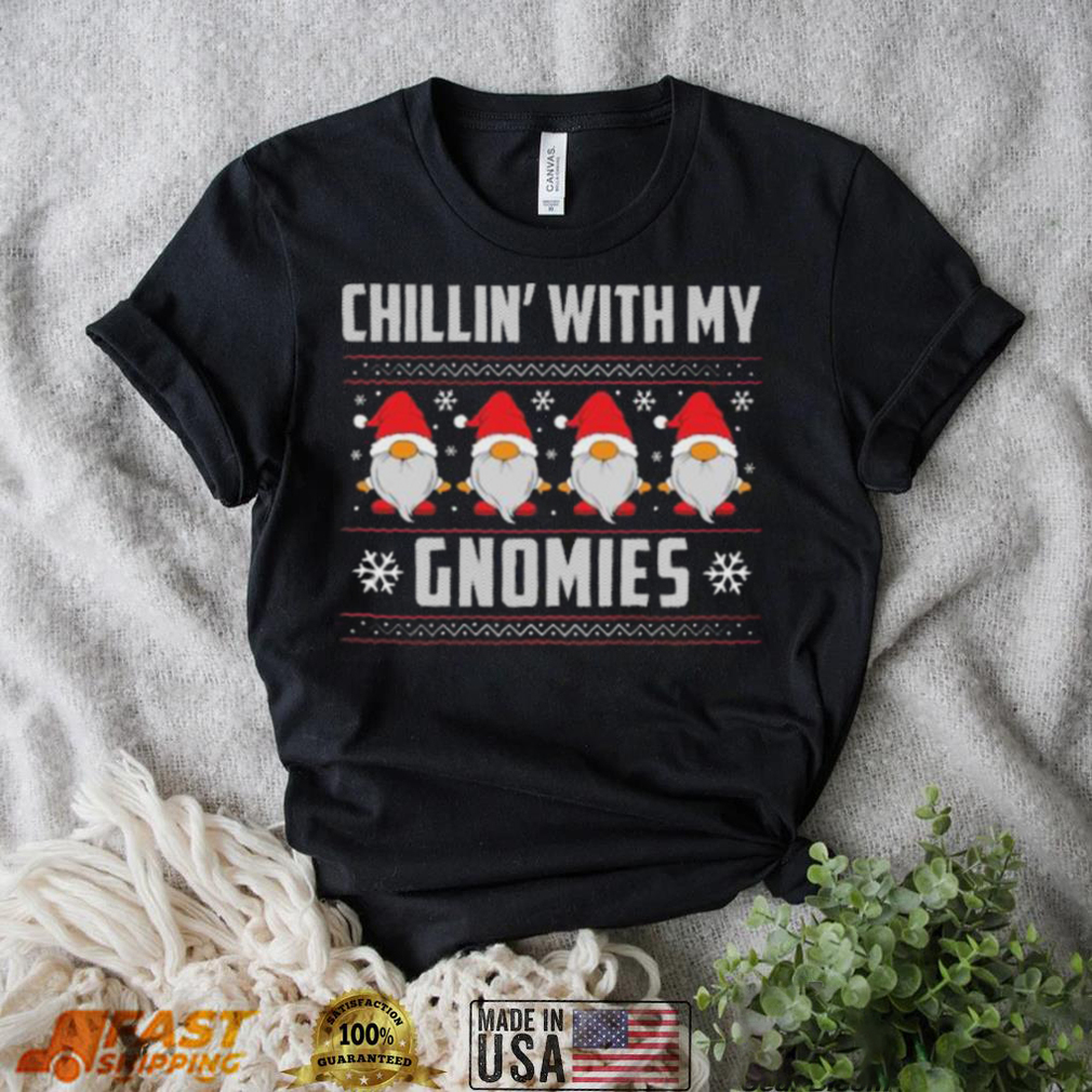 Chillin with my gnomies matching family Christmas gnome ugly Christmas sweater Chillin with my gnomies matching family Christmas gnome ugly Christmas sweater