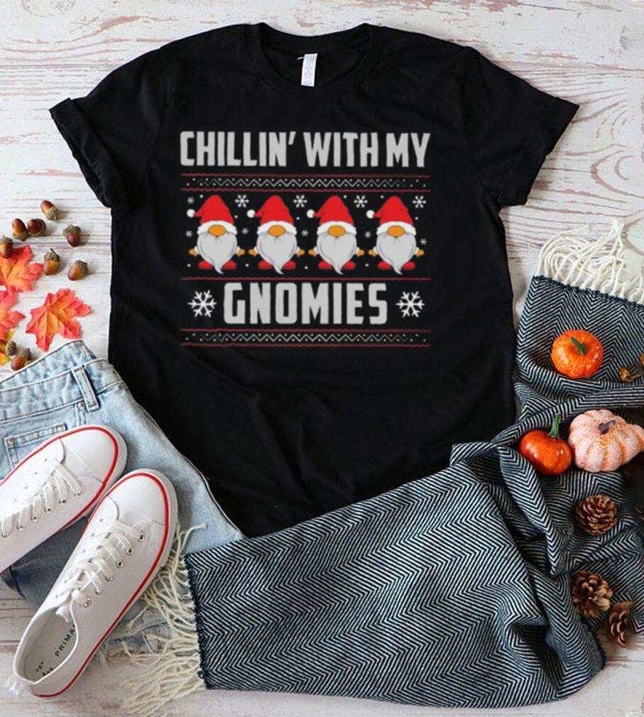 Chillin with my gnomies matching family Christmas gnome ugly Christmas sweater Chillin with my gnomies matching family Christmas gnome ugly Christmas sweater