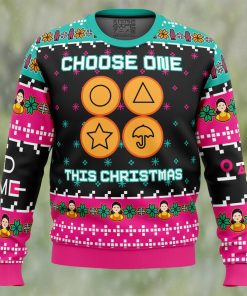 Choose One This Christmas Squid Game Christmas Sweater