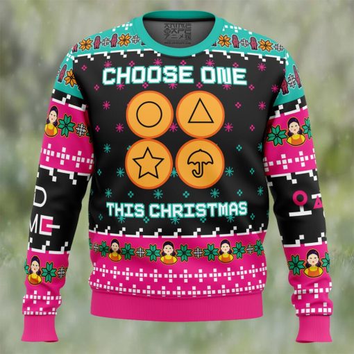 Choose One This Christmas Squid Game Christmas Sweater