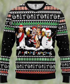 Christ Friends Ugly Christmas Sweater