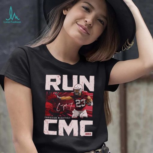 Christian McCaffrey San Francisco 49ers Stiff Arm Signature Shirt