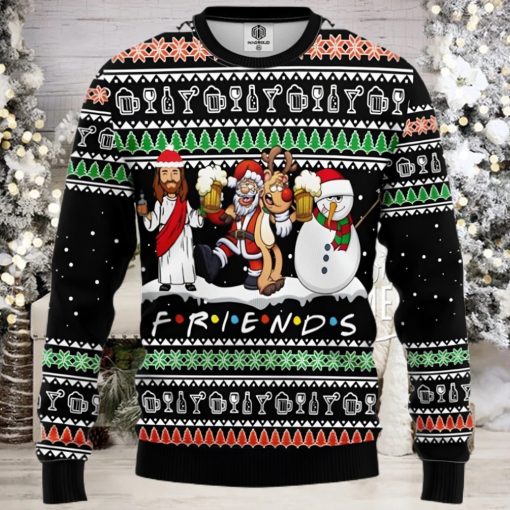 Christmas Friends 3D Sweater