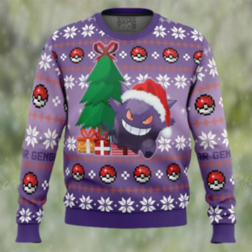 Christmas Gengar Pokemon Ugly Christmas Sweater