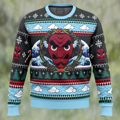 Christmas Sakonji Urokodaki Demon Slayer Ugly Christmas Sweater