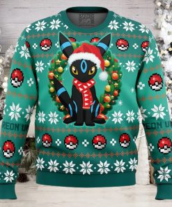 Christmas Umbreon Pokemon Ugly Christmas Sweater