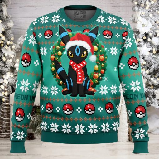 Christmas Umbreon Pokemon Ugly Christmas Sweater