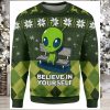 Raccoon A Trashy Christmas Ugly Christmas Holiday Sweater