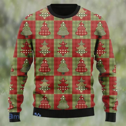 Classic Christmas Tree Pattern Xmas Gift Sweater