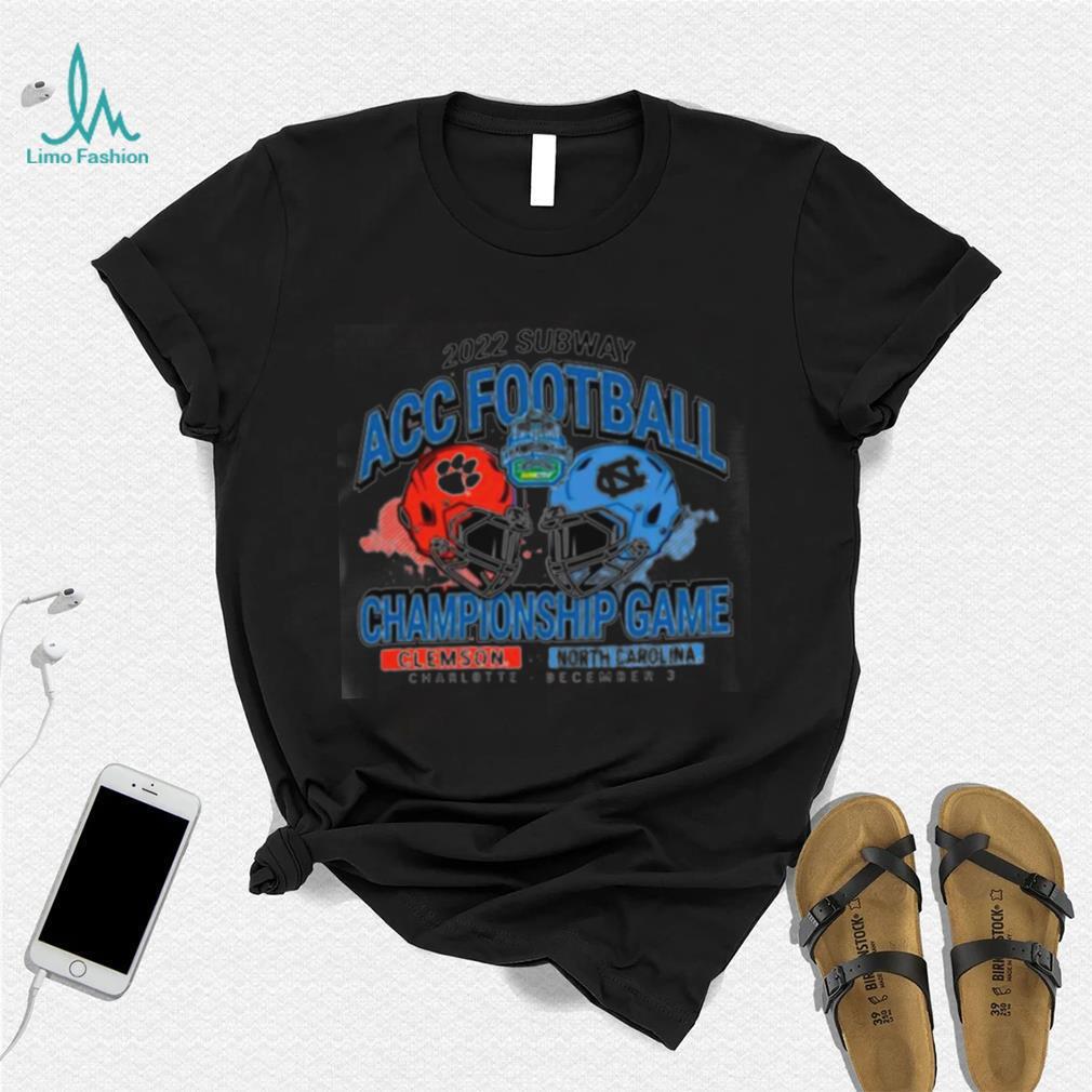 Clemson Vs North Carolina 2022 Subway ACC Football Championship Game Vintage Helmet Shirt Clemson Vs North Carolina 2022 Subway ACC Football Championship Game Vintage Helmet Shirt