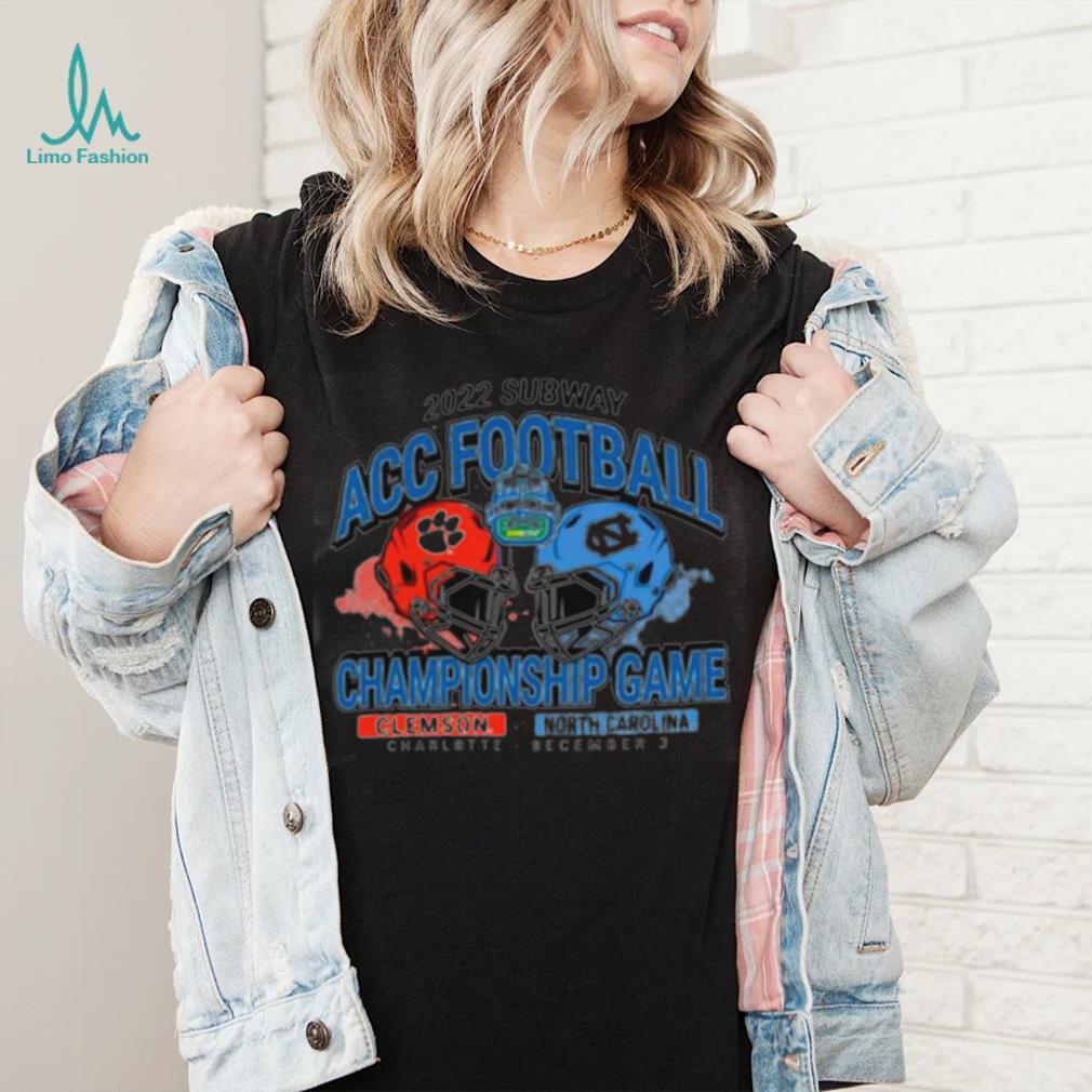 Clemson Vs North Carolina 2022 Subway ACC Football Championship Game Vintage Helmet Shirt Clemson Vs North Carolina 2022 Subway ACC Football Championship Game Vintage Helmet Shirt