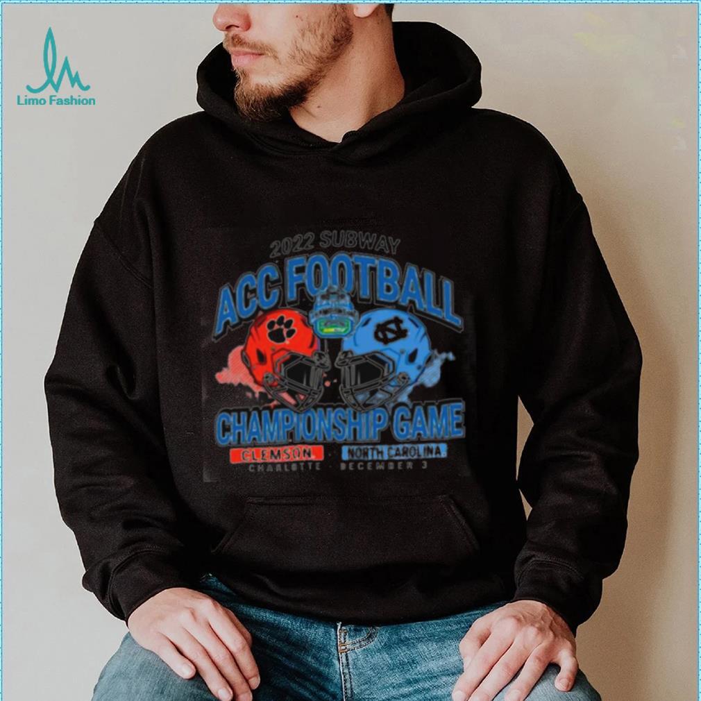 Clemson Vs North Carolina 2022 Subway ACC Football Championship Game Vintage Helmet Shirt Clemson Vs North Carolina 2022 Subway ACC Football Championship Game Vintage Helmet Shirt
