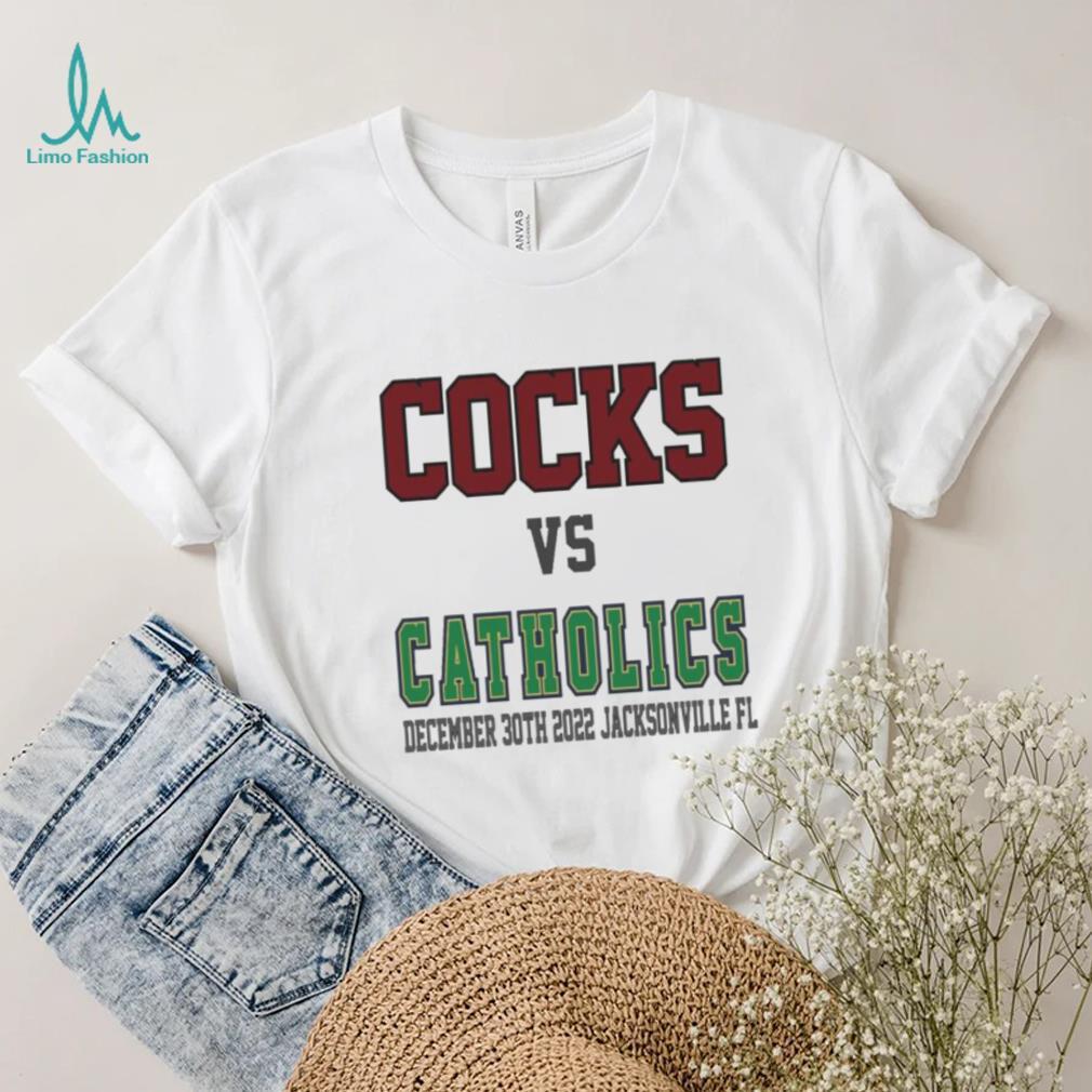 Cocks vs. Catholics Gator Bowl 2022 Shirt Cocks vs. Catholics Gator Bowl 2022 Shirt