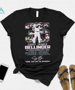 Cody James Bellinger Los Angeles Dodgers 2017 – 2022 Thank You For The Memories T Shirt