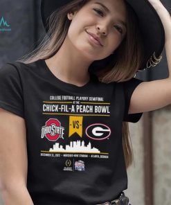 College Football Playoff Peach Bowl Head to Head OSU vs UGA shirt