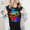 Colorful Turtle Abstract art shirt