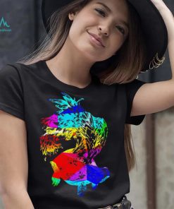 Colorful Turtle Abstract art shirt