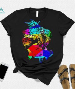 Colorful Turtle Abstract art shirt