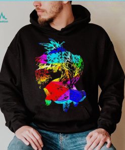 Colorful Turtle Abstract art shirt