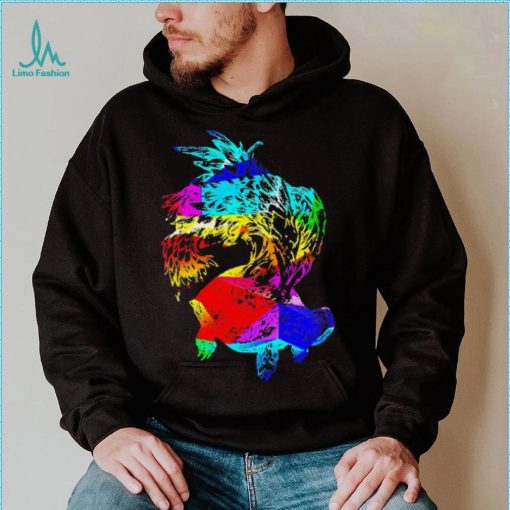 Colorful Turtle Abstract art shirt