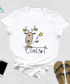 Comet Reindeer Christmas Holiday Shirt0