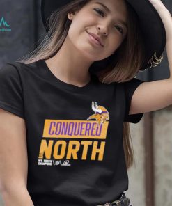 Conquered North Minnesota Vikings NFC North Division Champions Locker Room Shirt