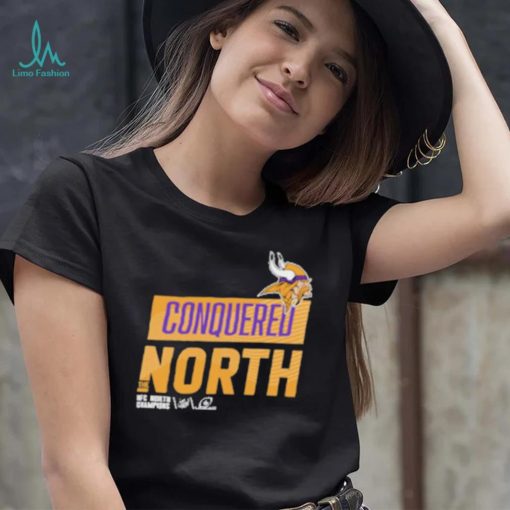 Conquered North Minnesota Vikings NFC North Division Champions Locker Room Shirt
